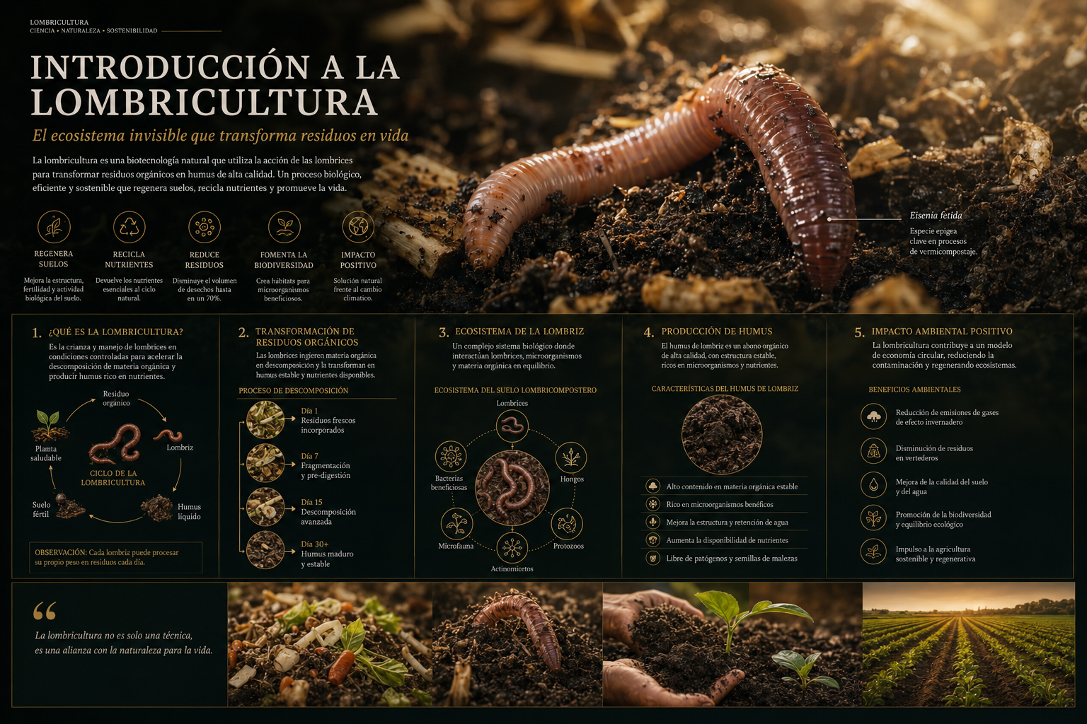 INTRODUCCIÓN A LA LOMBRICULTURA
