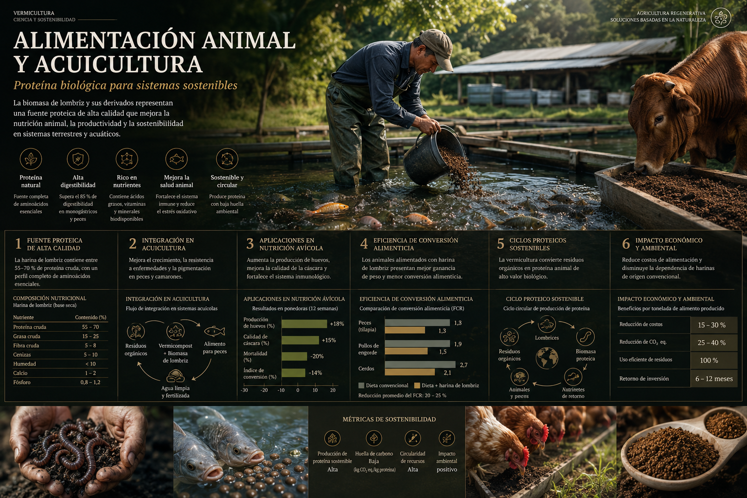 APLICACIONES EN ALIMENTACIÓN ANIMAL Y ACUICULTURA